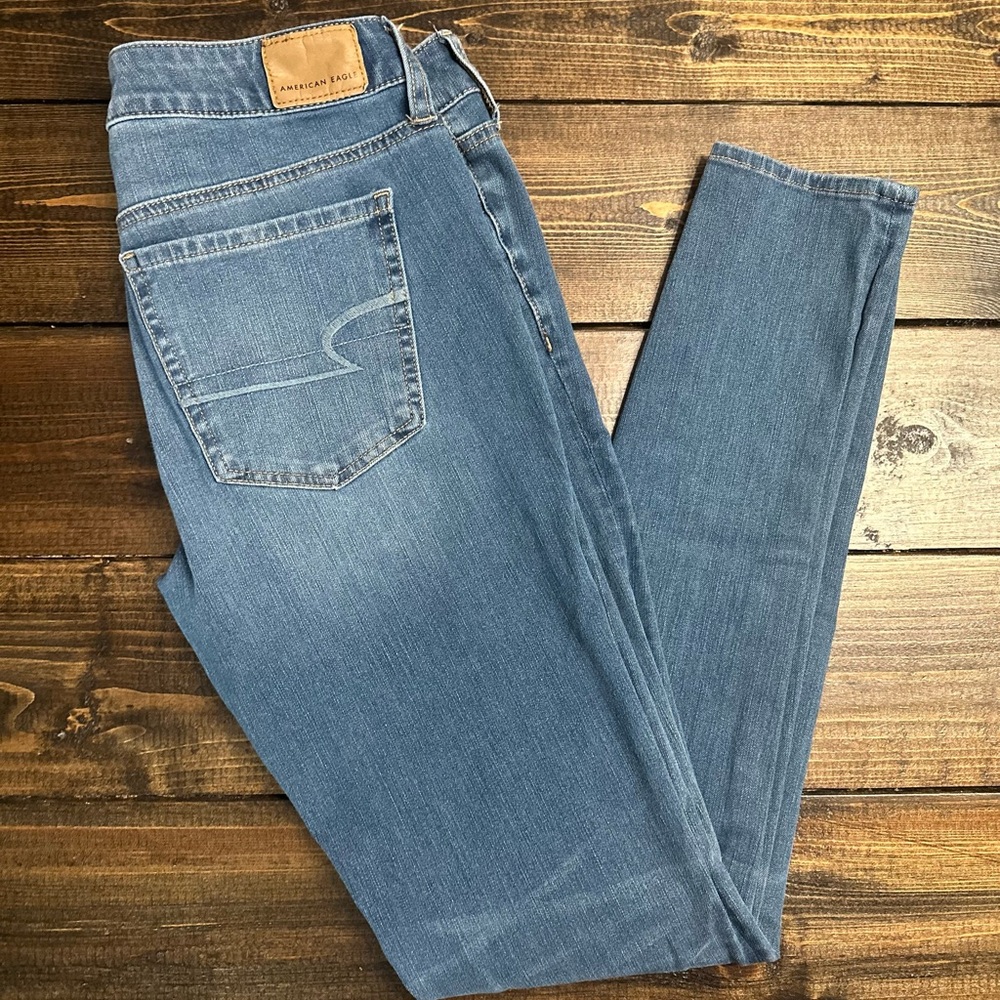 American Eagle Outfitters Blue Skinny Jeans